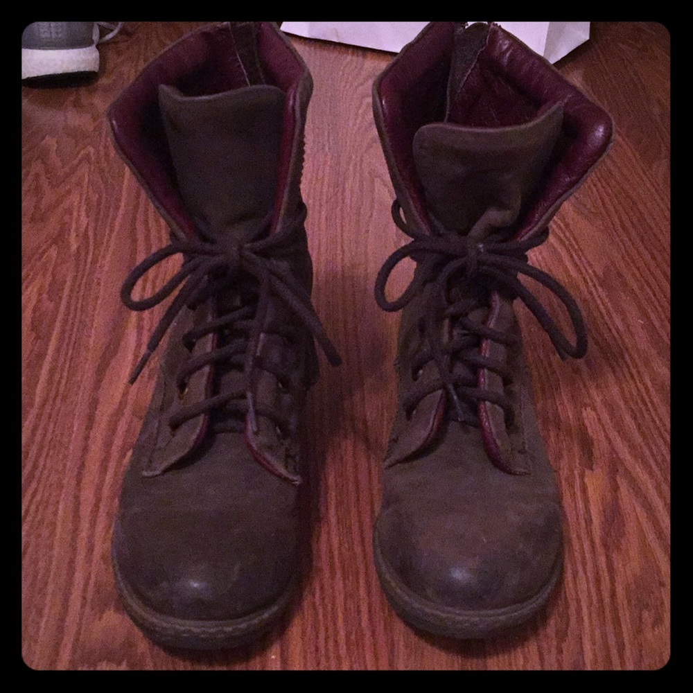 Lace up Combat boots